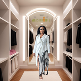 Ethereal Drift Wrap Dress