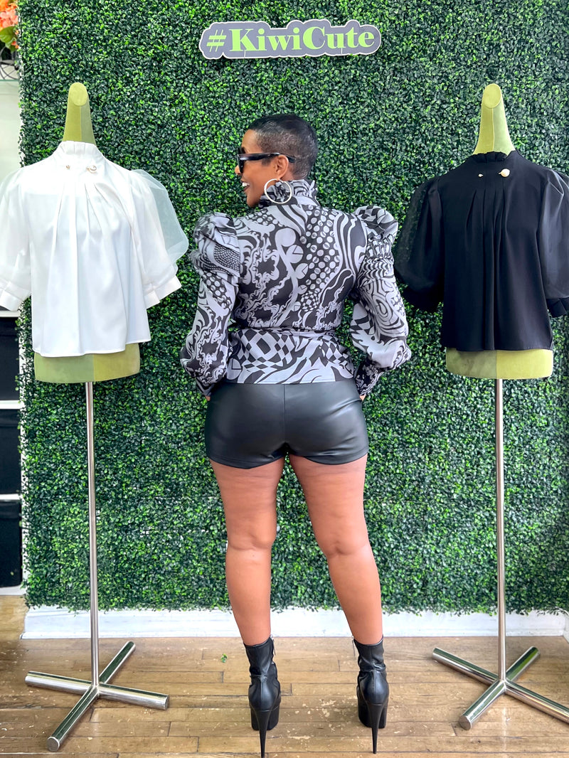 Fierce Edge Leather Shorts