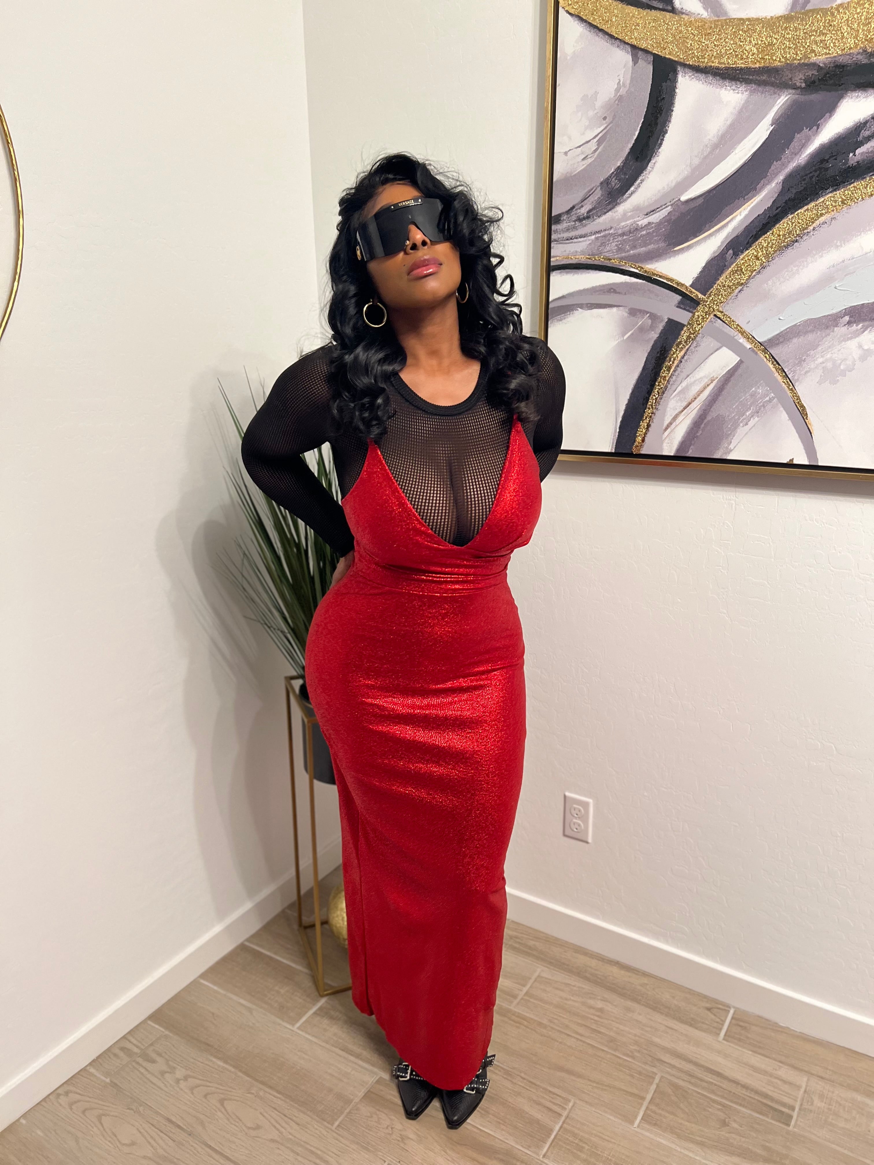 Scarlet Radiant Gown