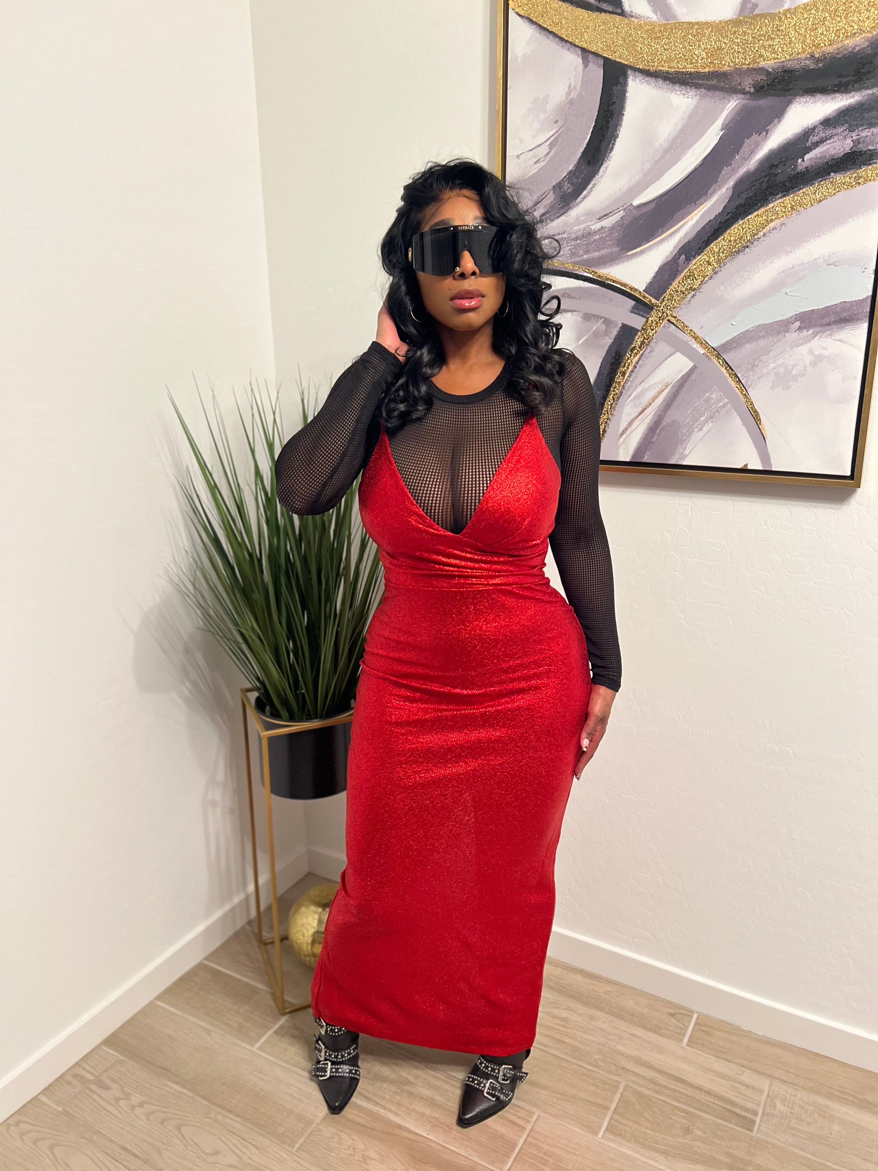 Scarlet Radiant Gown