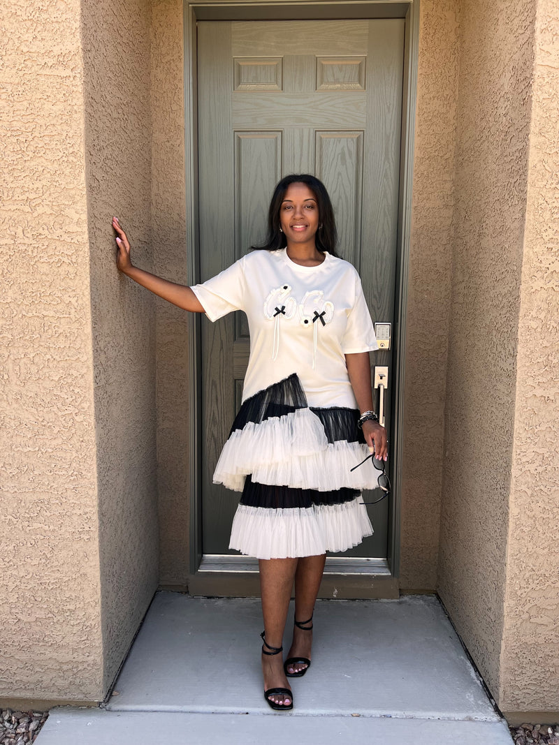 Tulle Play Statement Dress