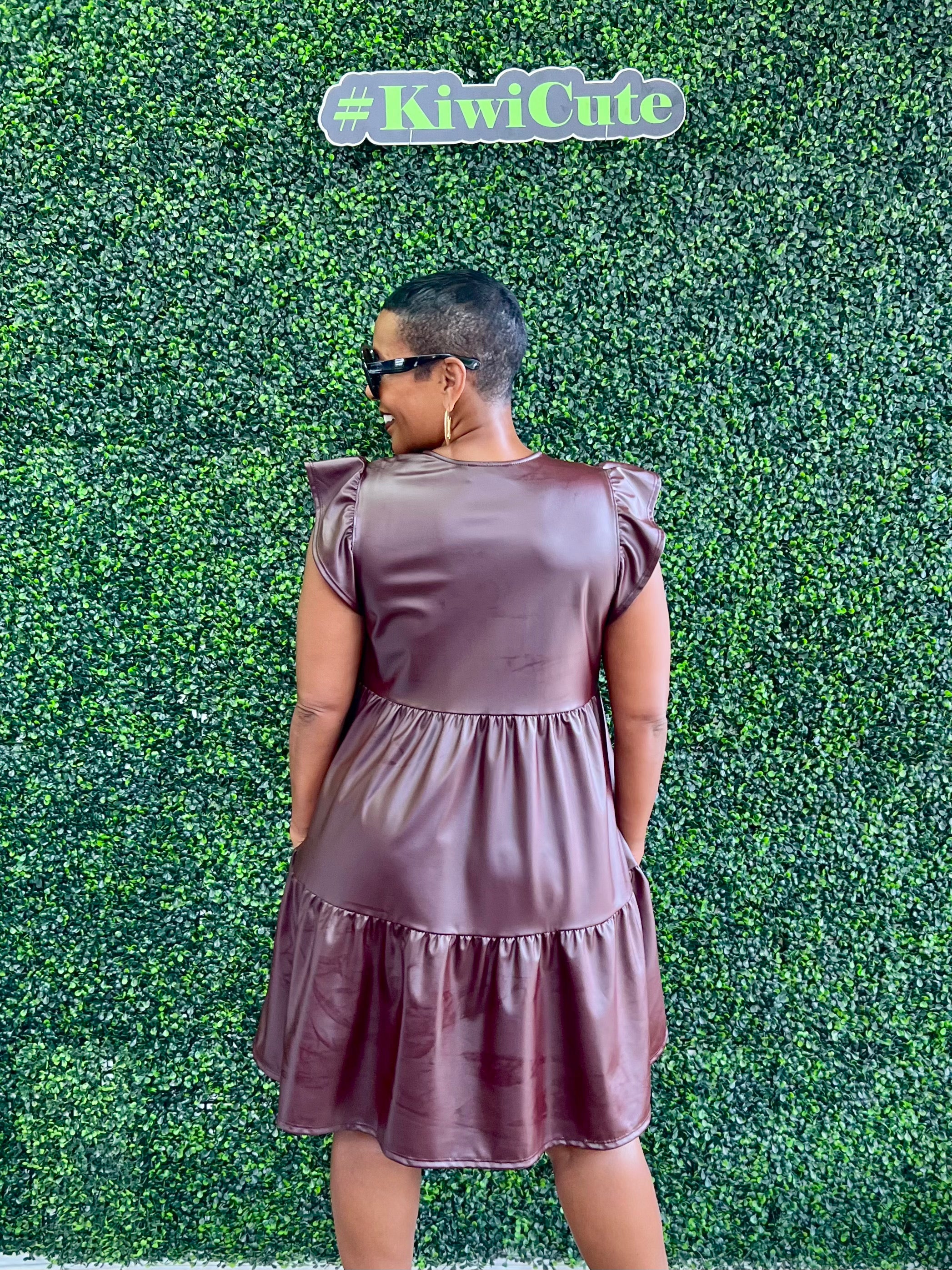 Merlot Faux Dress