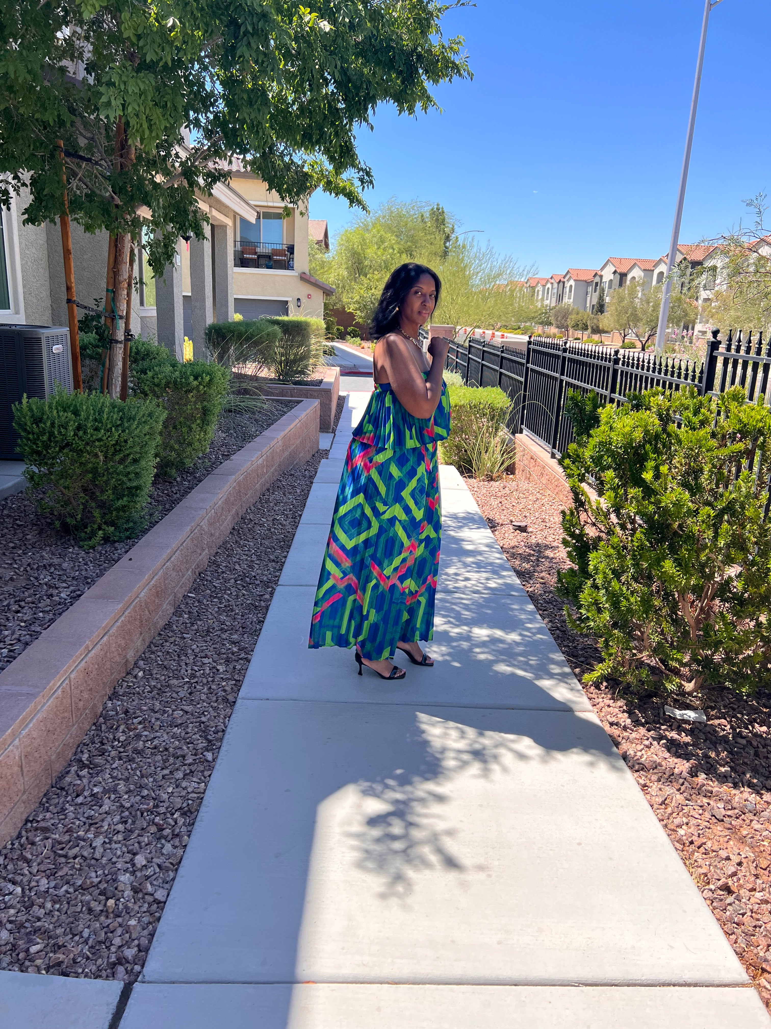 Island Breeze Strapless Jumpsuit