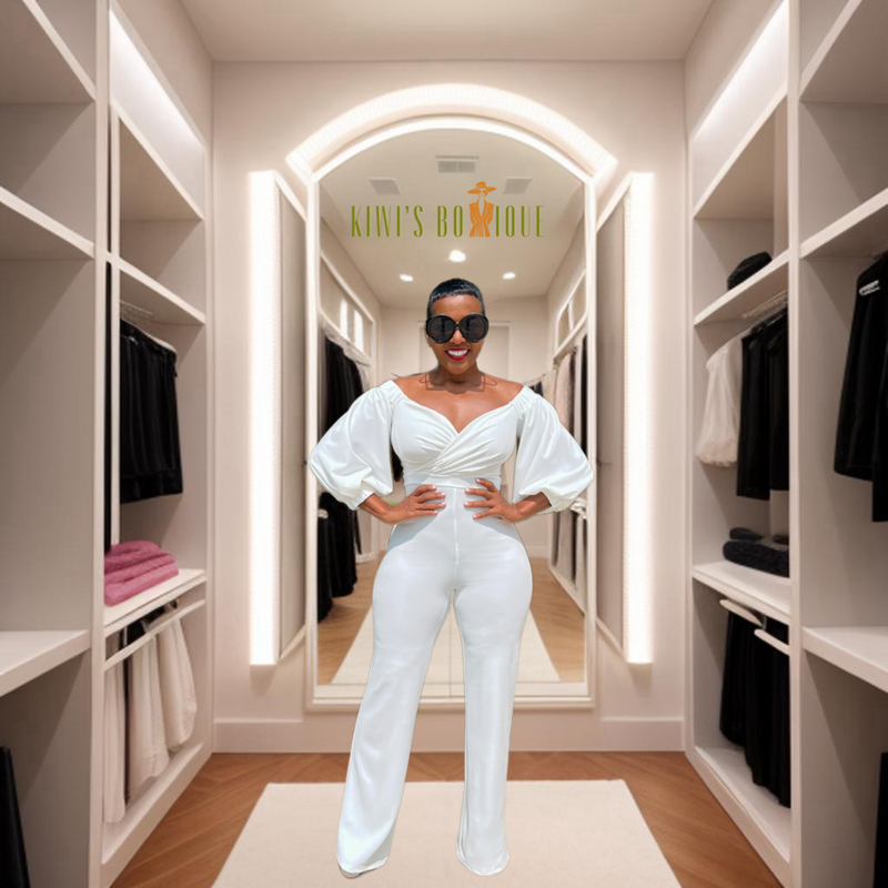 FLIRTY FLARE JUMPSUIT