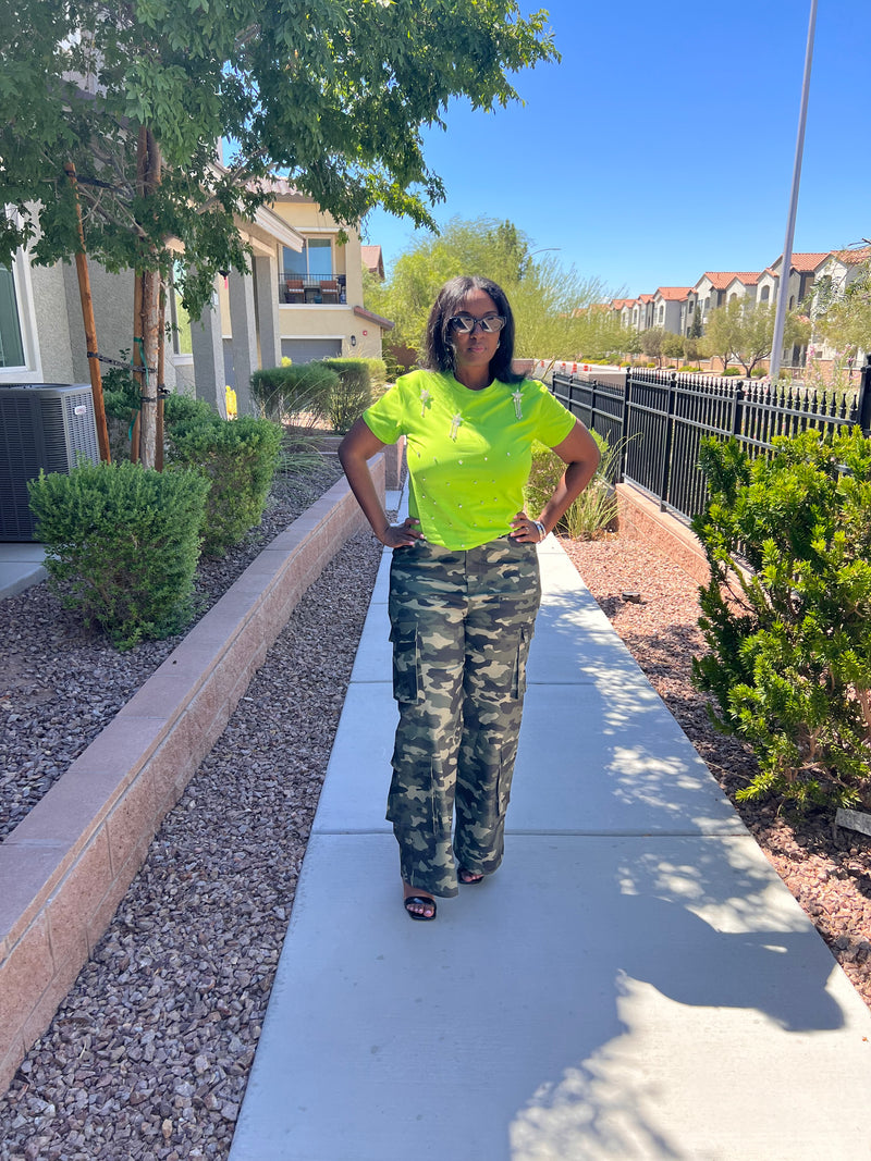 Street Command Wide-Leg Camo Pants