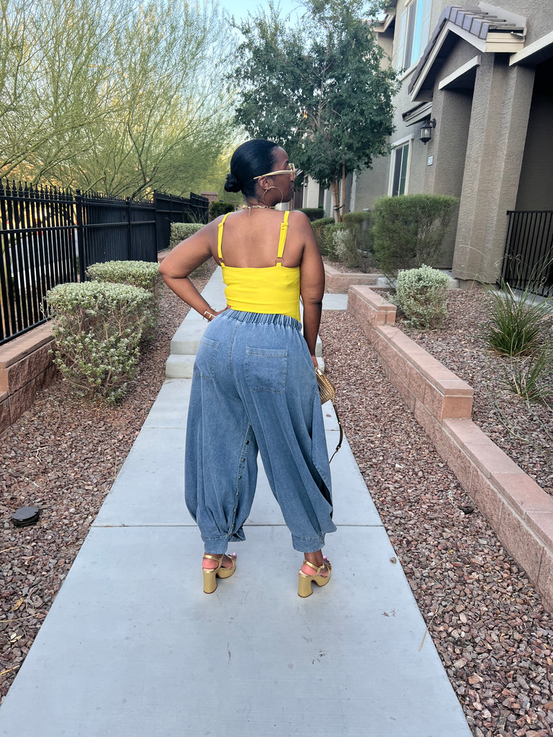 Sunshine Glow Ribbed Bodysuit