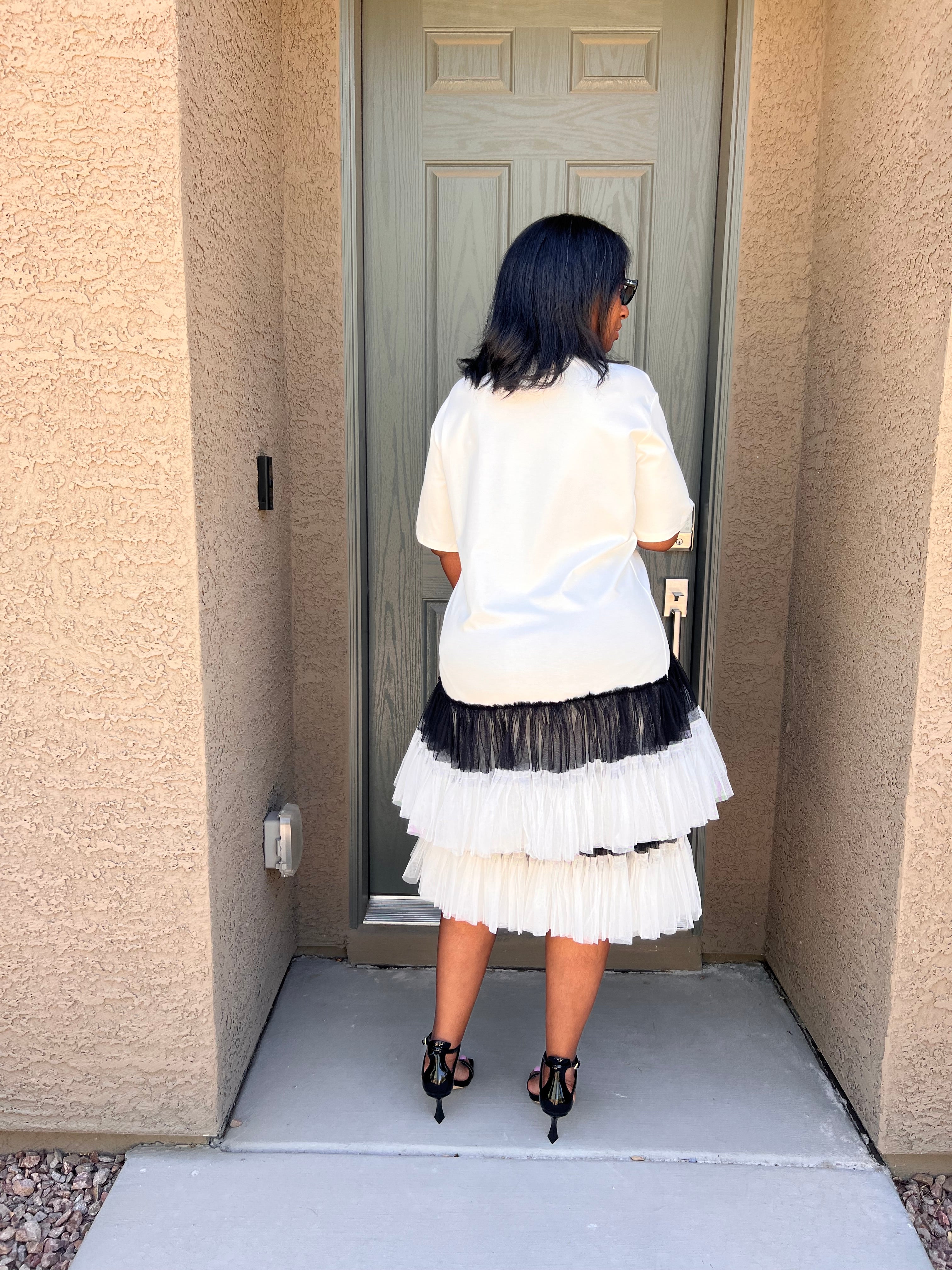 Tulle Play Statement Dress