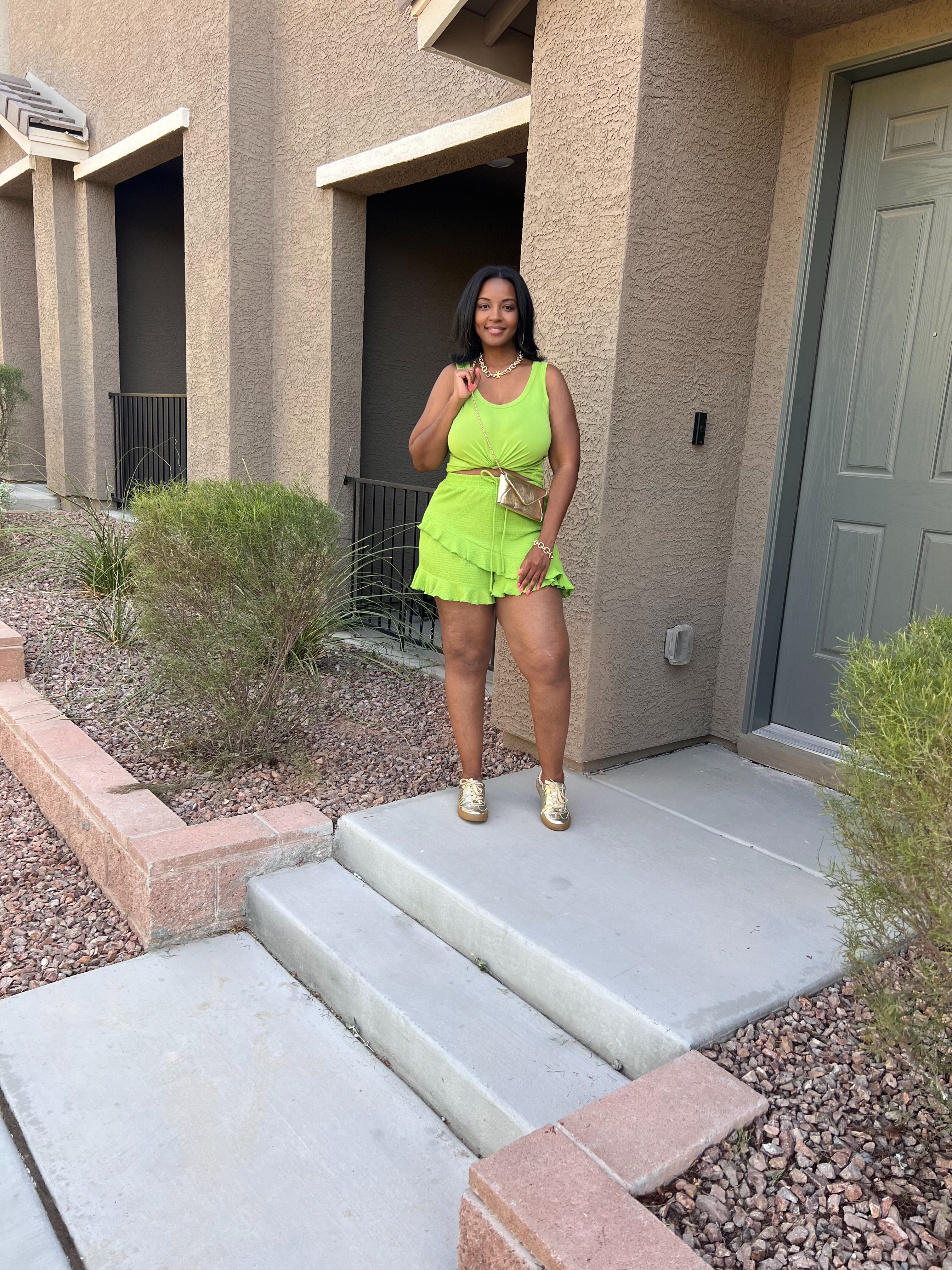 The Lime Luxe Lounge Set