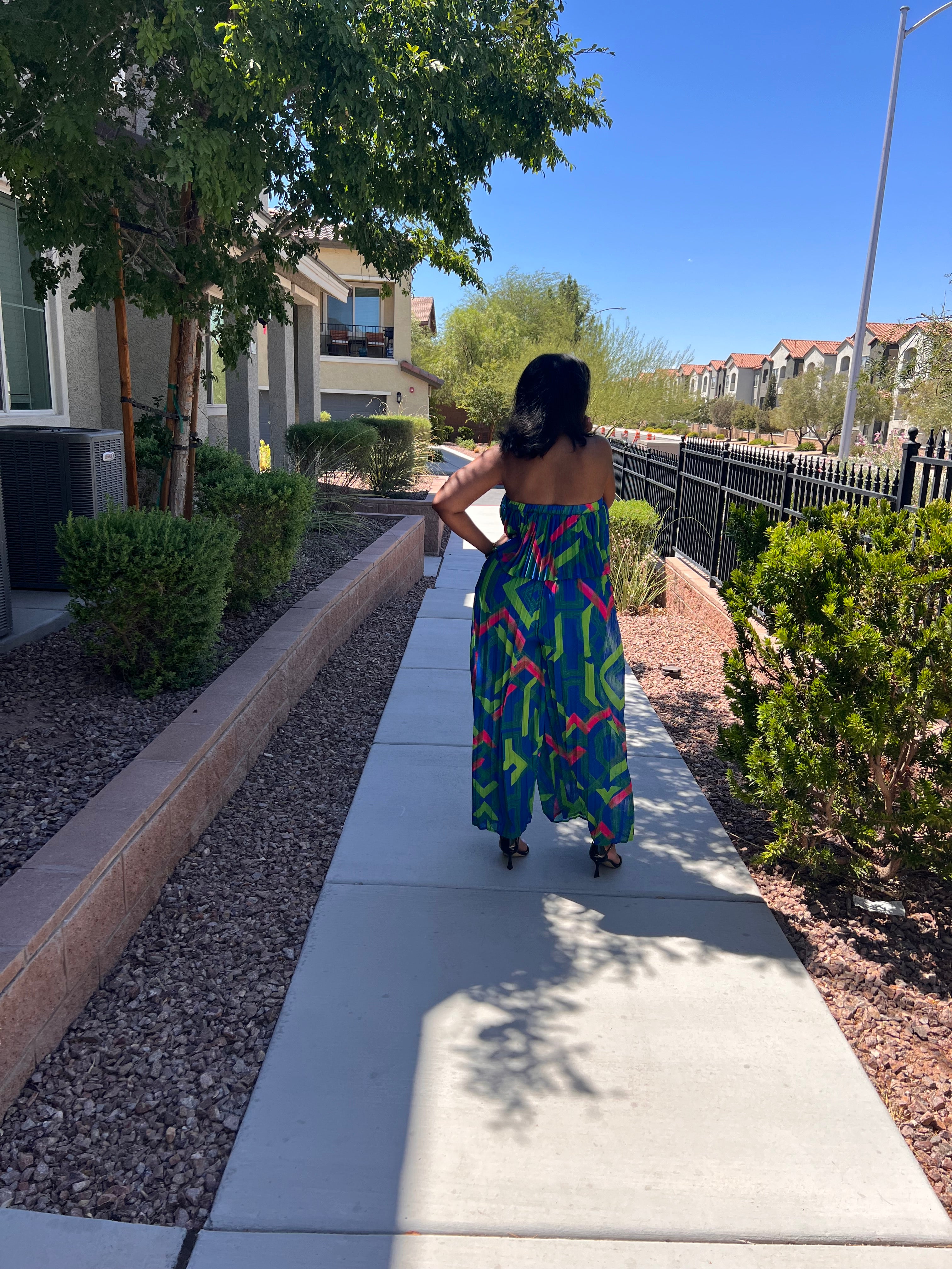 Island Breeze Strapless Jumpsuit