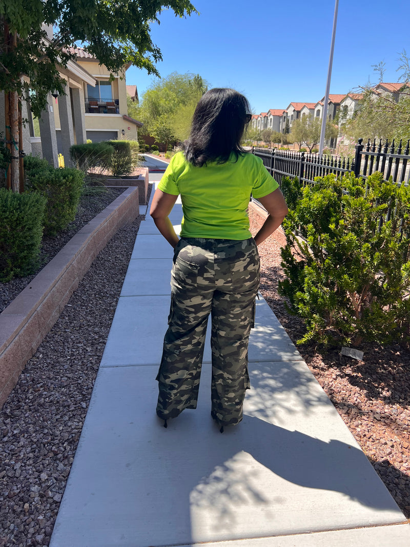 Street Command Wide-Leg Camo Pants
