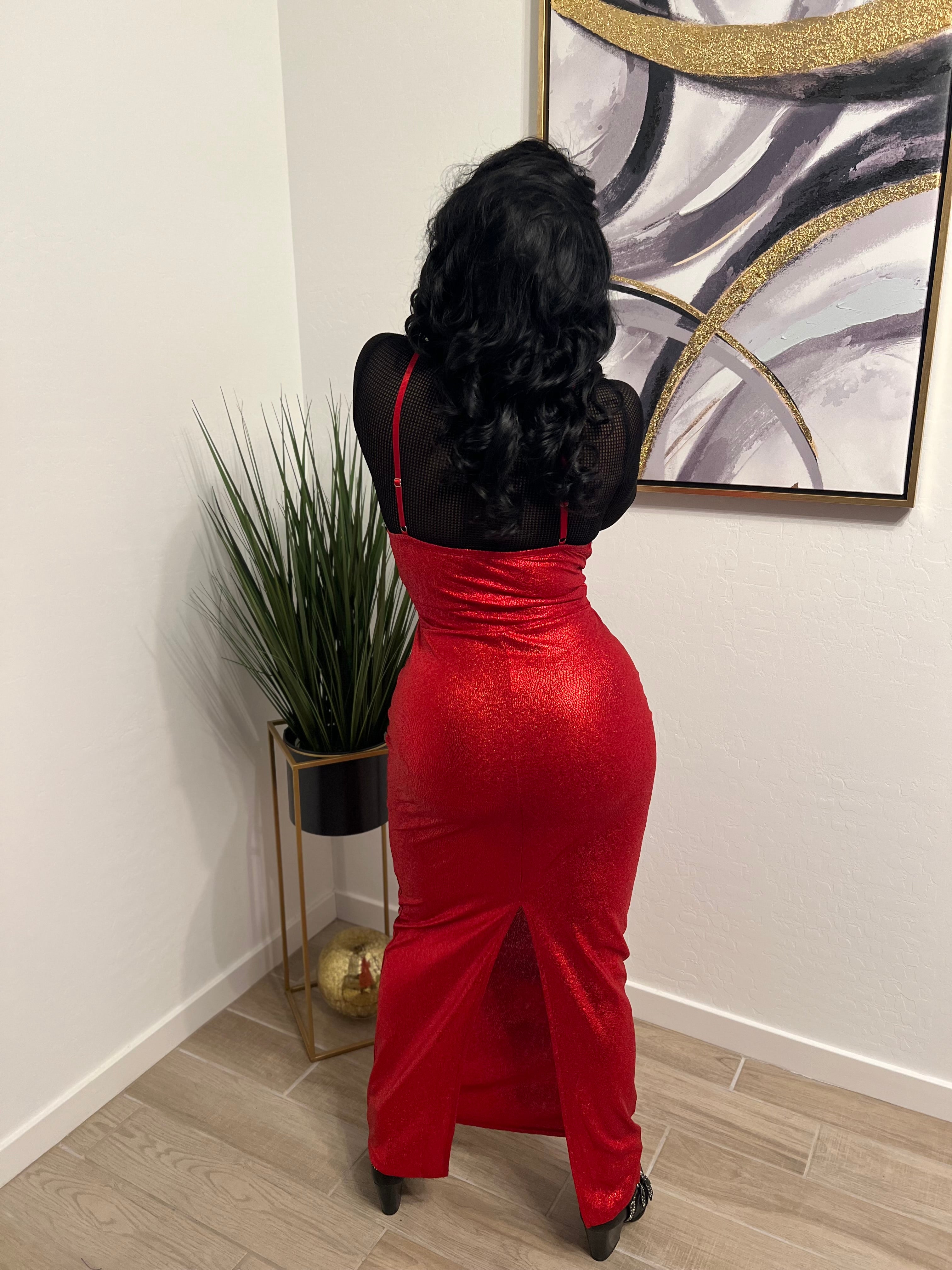 Scarlet Radiant Gown