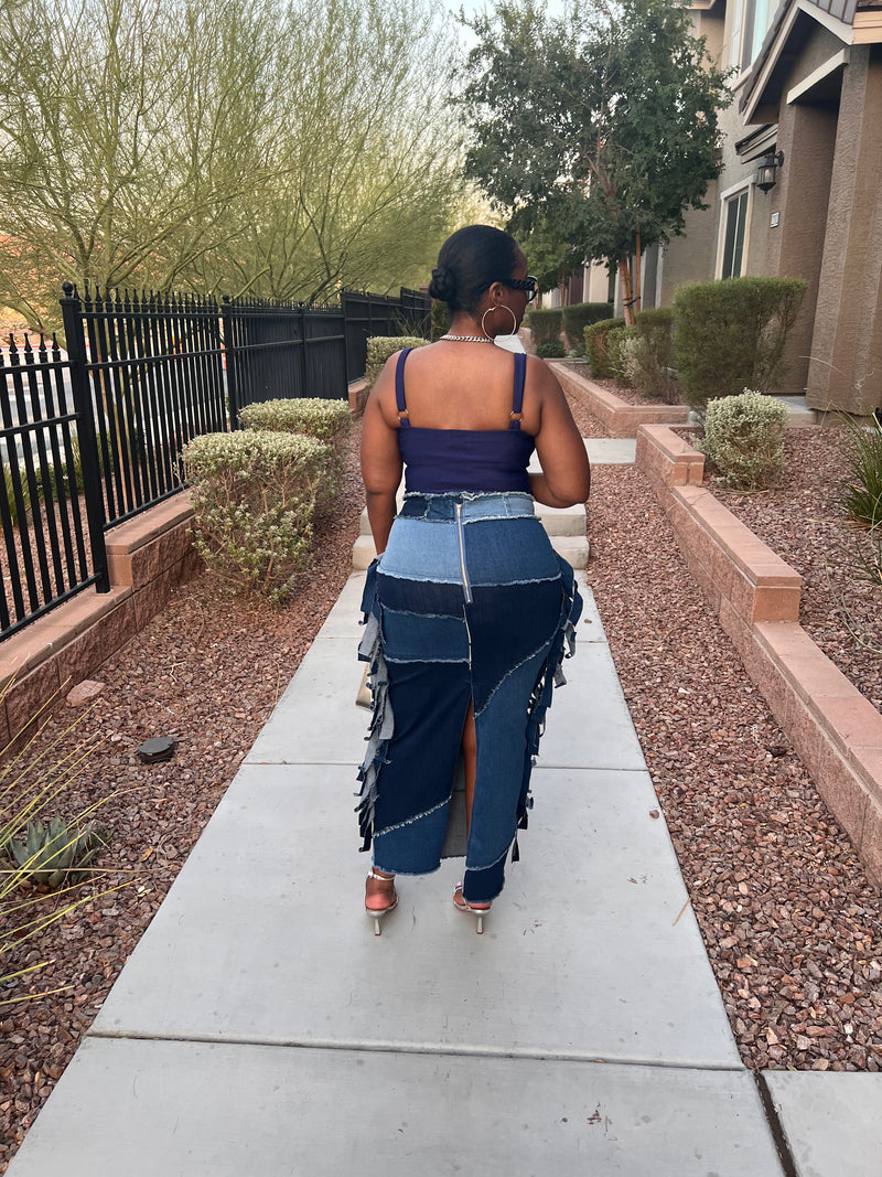 Midnight Muse Bustier Top