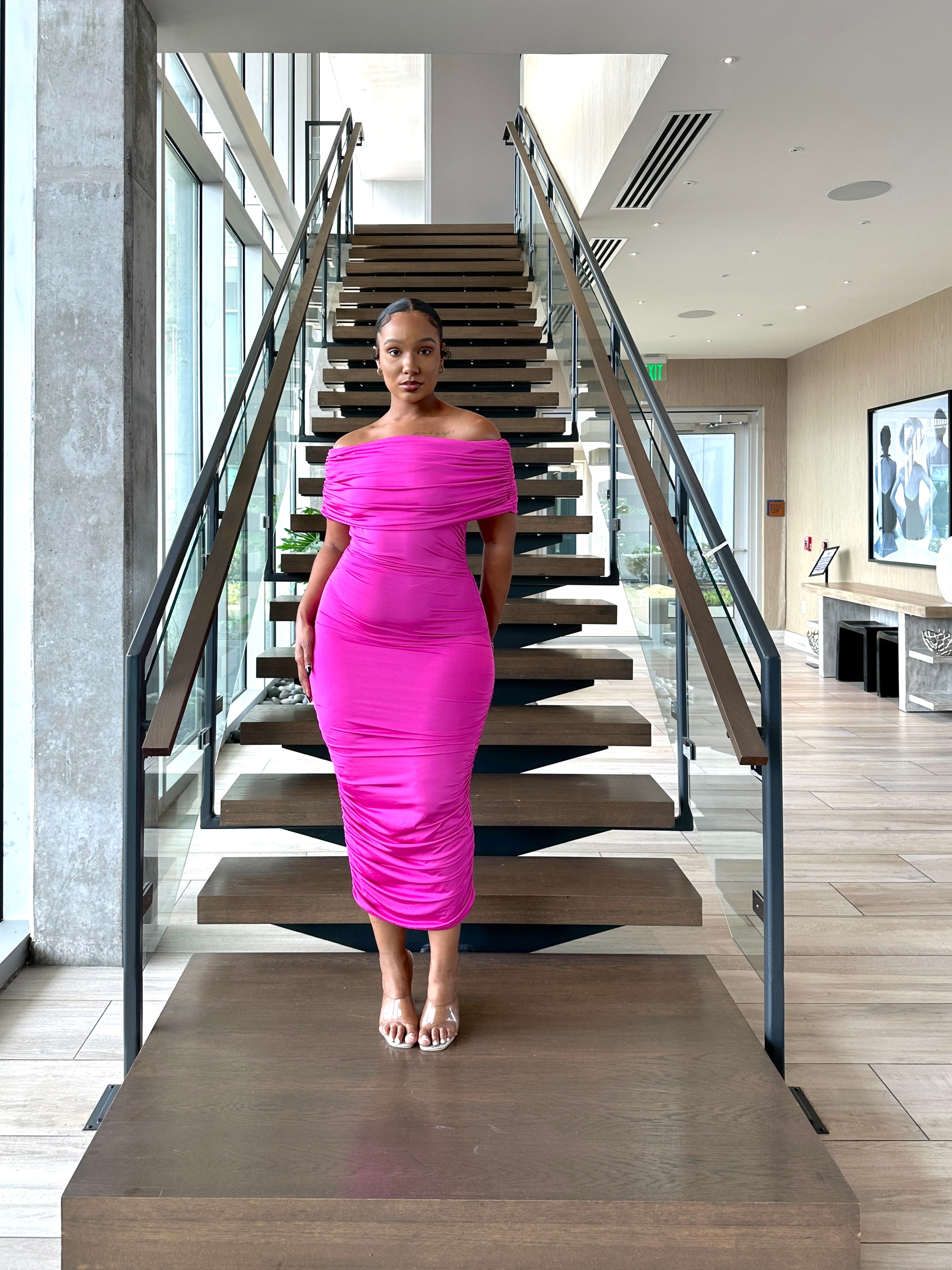 Magenta Allure Dress