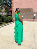 ENCHANTED RUFFLES DRESS (GREEN)