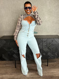 Jean Babe Jumpsuit (ships 4/7/24)