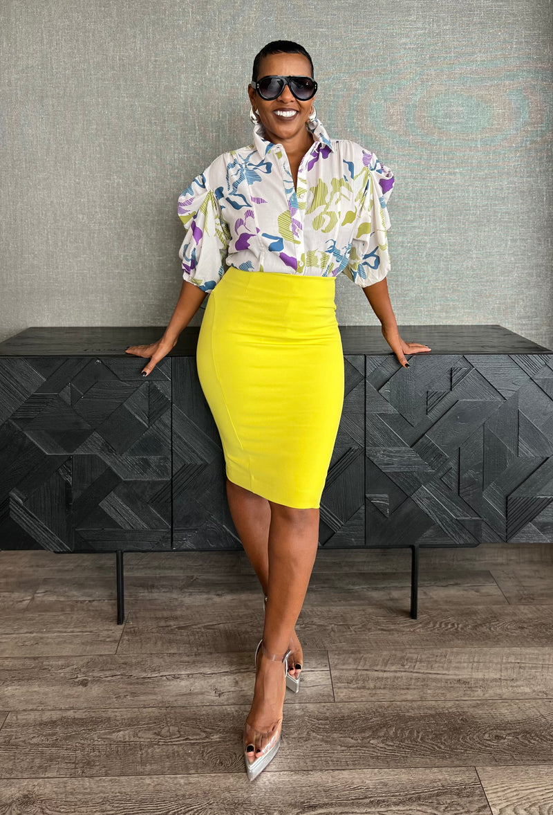 Sunbeam Pencil Skirt