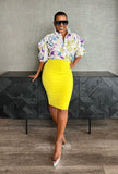 Sunbeam Pencil Skirt
