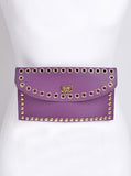 EDGY ELEGANCE FANNY PACK (PURPLE)