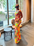 Tropical One-shoulder Jumpsuit