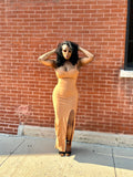 Caramel Curve Dress