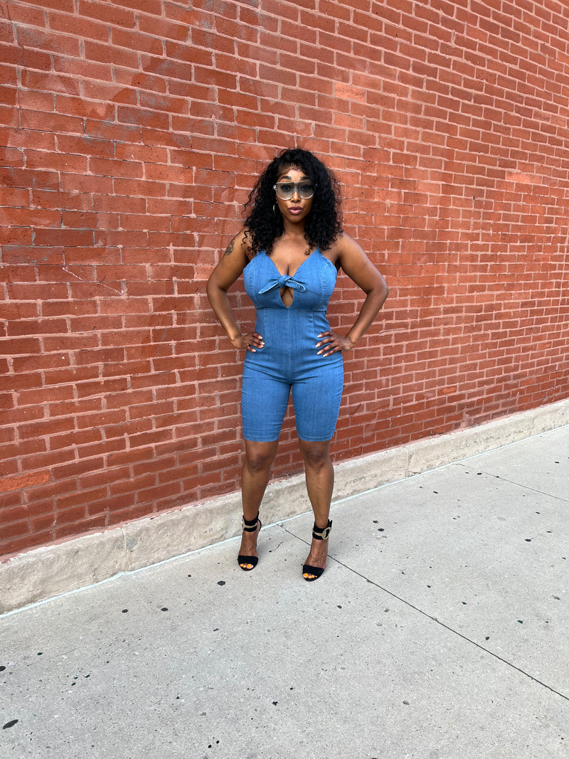 Denim Desire Romper
