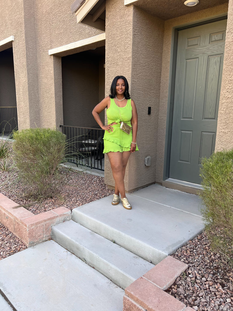 The Lime Luxe Lounge Set