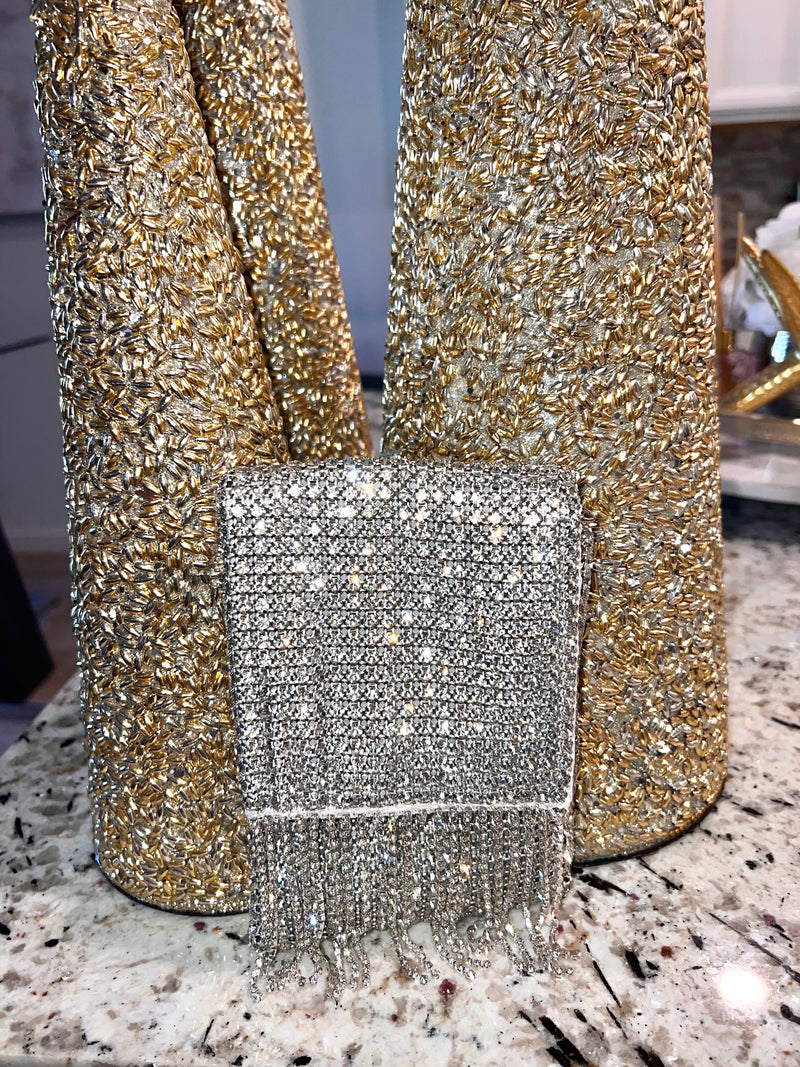 Diamond Drip Clutch