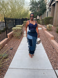 Denim Dreams Patchwork Maxi Skirt