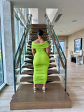 Lime Allure Dress