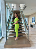 Lime Allure Dress