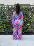 WRAPPED IN STRIPES JUMPSUIT (MULTI)