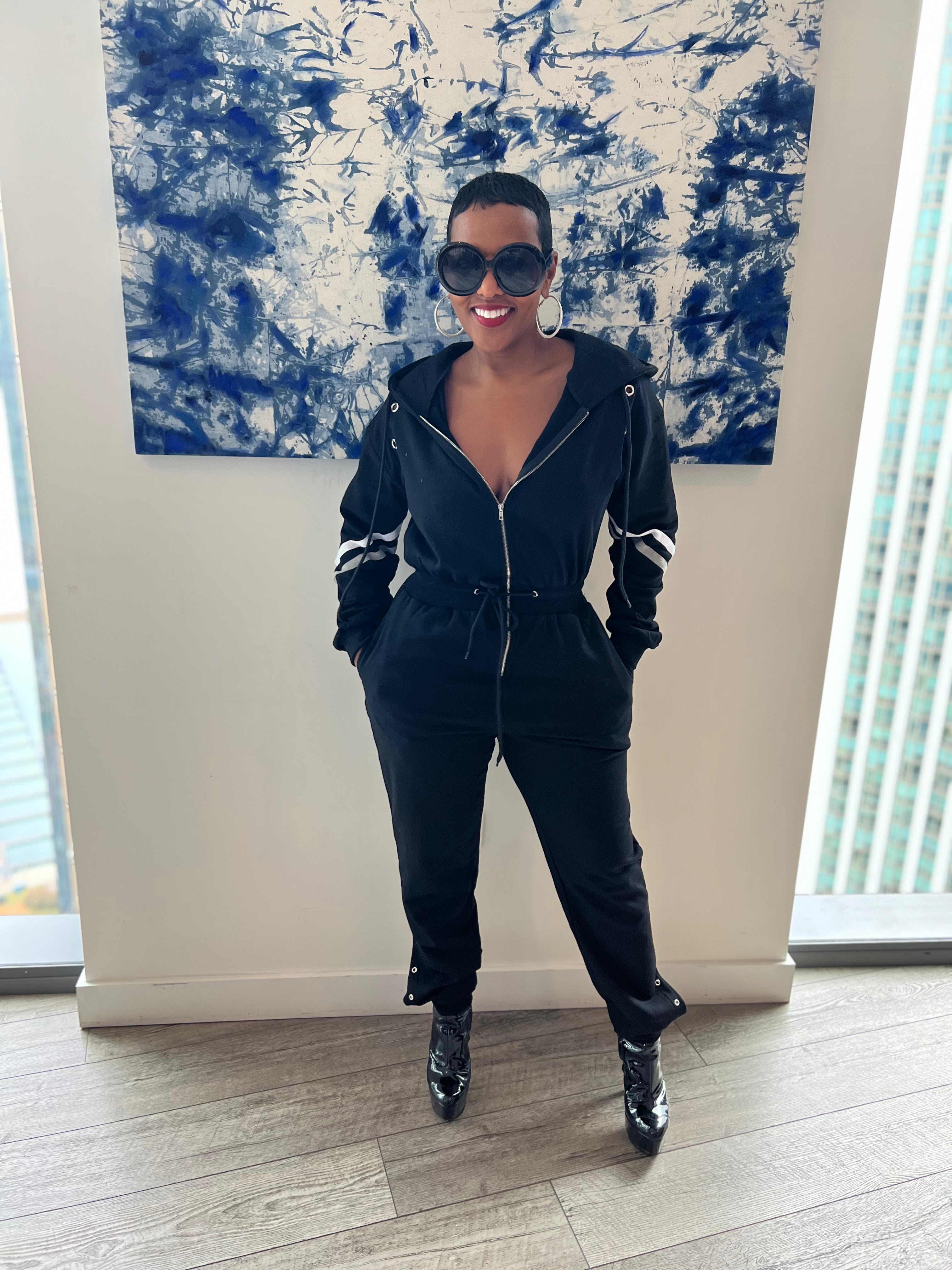 Jogger jumpsuit sales