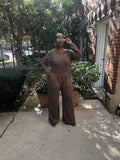 Earthy off-shoulder Jumpsuit