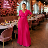 Brunch in Bloom Pleated Maxi Dress