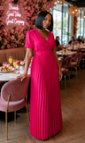 Brunch in Bloom Pleated Maxi Dress